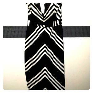 Strapless bodycon dress